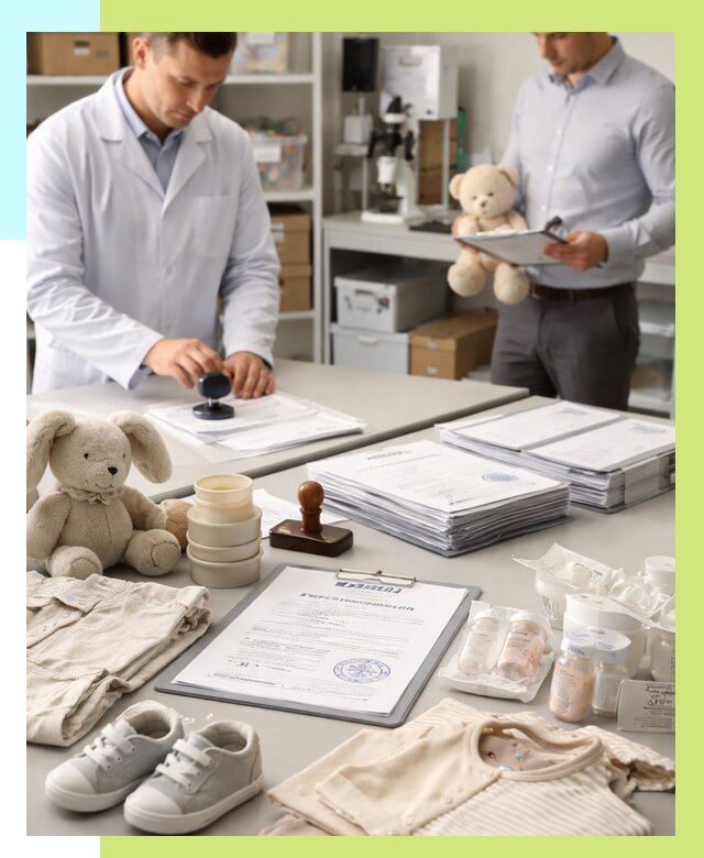 Сертификация детских товаров в Гудермесе от 15371 р. | Алешин-Гдр