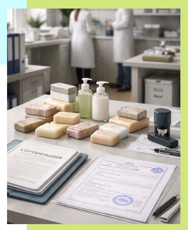 Сертификация мыла и сертификат на мыло в Гудермесе от 12296 | Алешин-Гдр