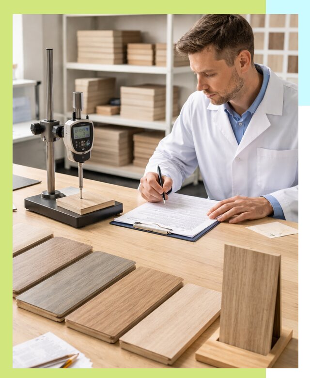 Сертификация ламината с испытаниями и оформлением документов в Гудермесе