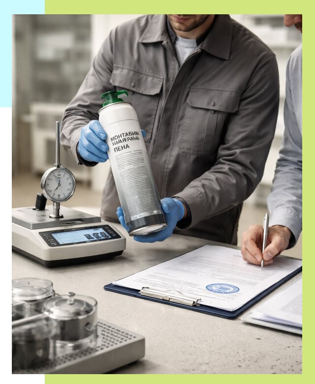 Сертификация монтажной пены в Гудермесе от 15371 р. | Алешин-Гдр