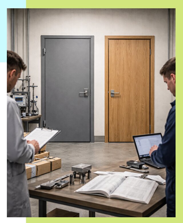 Сертификация дверей в Гудермесе от 8198 р. под ключ | Алешин-Гдр