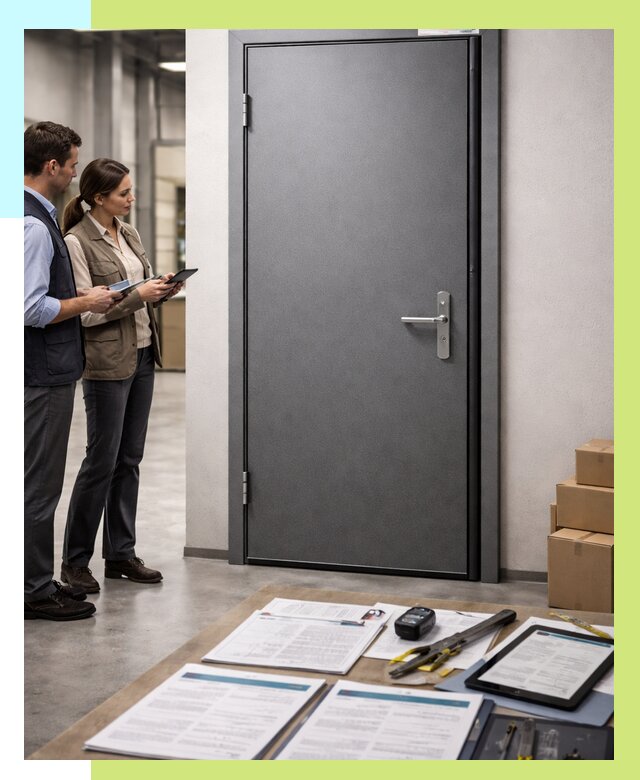 Сертификация противопожарных дверей в Гудермесе от 9222 р. | Алешин-Гдр