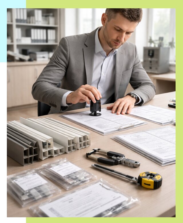 Сертификация ПВХ продукции в Гудермесе от 8710 р., Алешин-Гдр