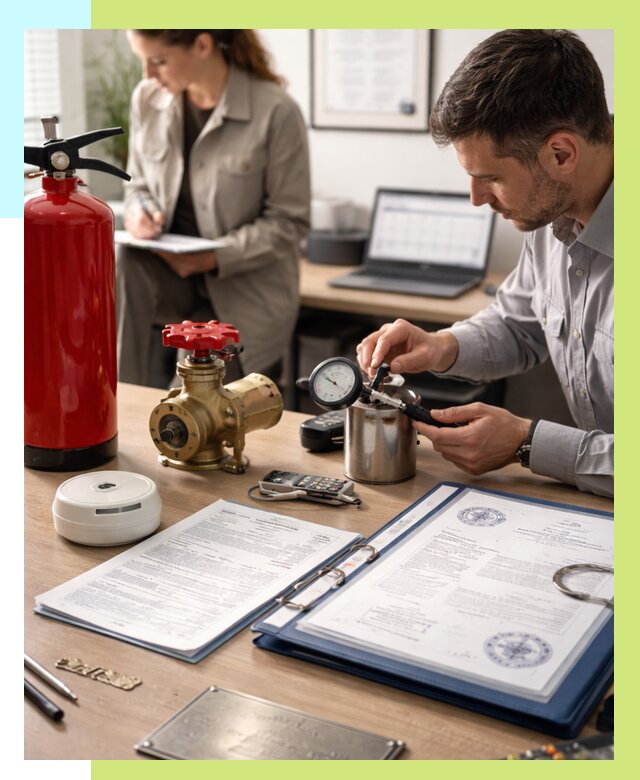 Сертификация пожарного оборудования в Гудермесе от 15371 р.|Алешин-Гдр