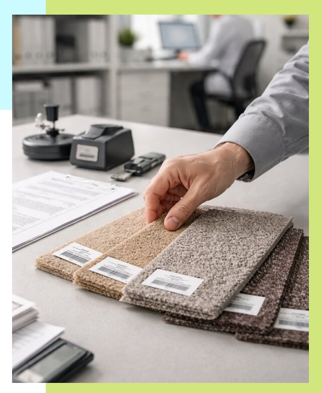 Сертификация ковролина в Гудермесе от 15371 р., Алешин-Гдр