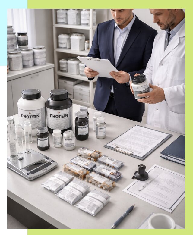 Сертификация спортивного питания в Гудермесе от 15371 р., Алешин-Гдр