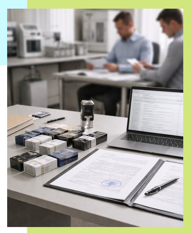 Сертификация сигарет под ключ в Гудермесе от 46112 р. | Алешин-Гдр