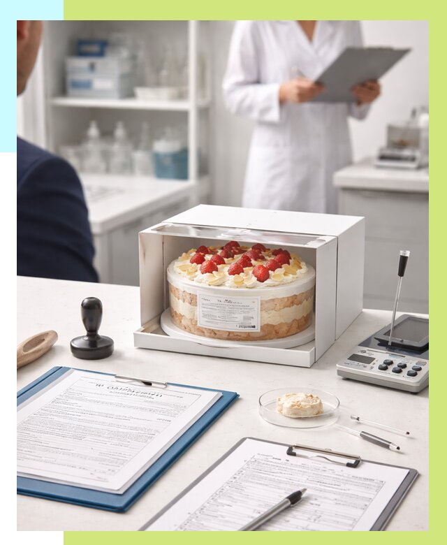 Сертификация тортов в Гудермесе от 9222 р. заказать | Алешин-Гдр