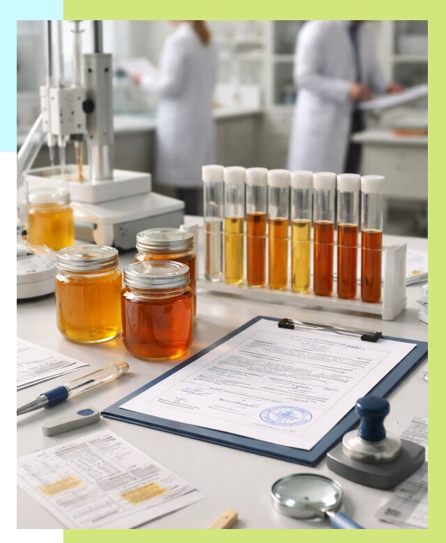 Сертификация меда в Гудермесе от 7685 р. под ключ | Алешин-Гдр