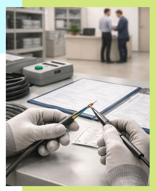 Сертификация провода в Гудермесе от 18445 р. в Алешин-Гдр