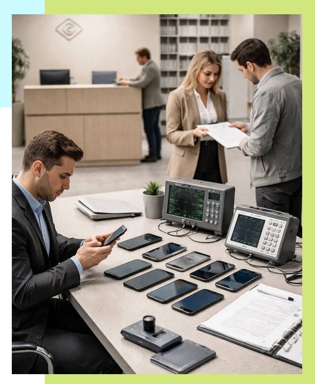 Сертификация телефонов в Гудермесе от 25618 р. под ключ | Алешин-Гдр