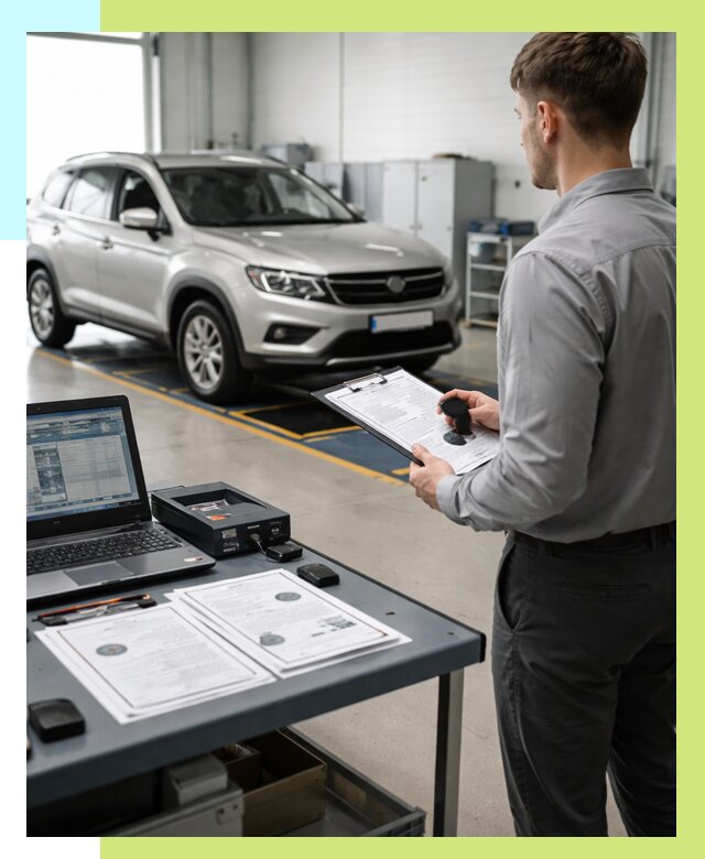 Сертификация транспортных средств в Гудермесе от 12296 р. | Алешин-Гдр