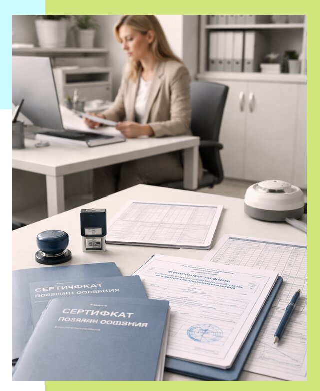 Сертификаты пожарной безопасности в Гудермесе от 15371 р. | Алешин-Гдр