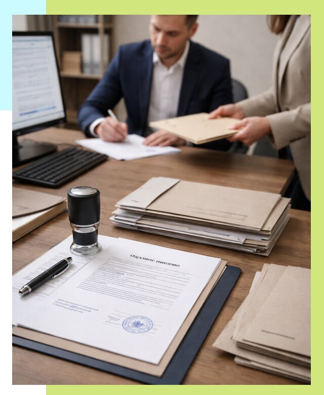 Отказное письмо для таможни в Гудермесе от 3074 р, Алешин-Гдр