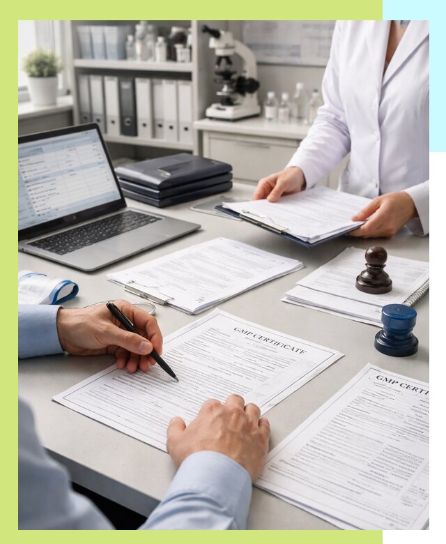 Оформление сертификата GMP в Гудермесе для фармпроизводства