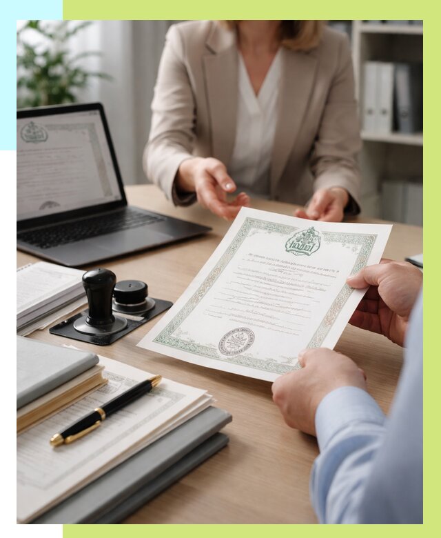 Халяль сертификат в Гудермесе, получить от 15371 р. | Алешин-Гдр