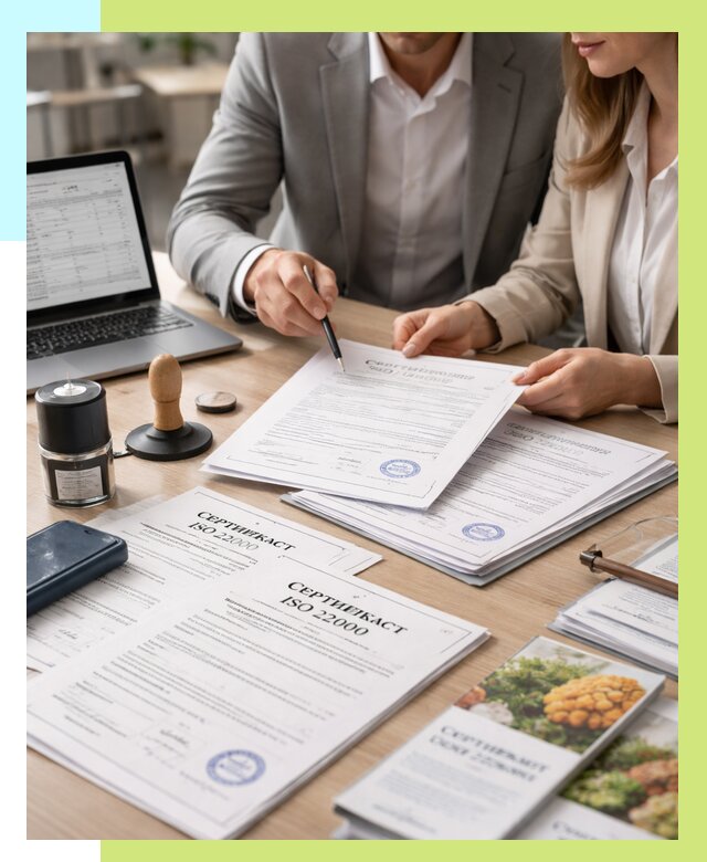 Сертификат ISO 22000 в Гудермесе от 40988 р. под ключ | Алешин-Гдр