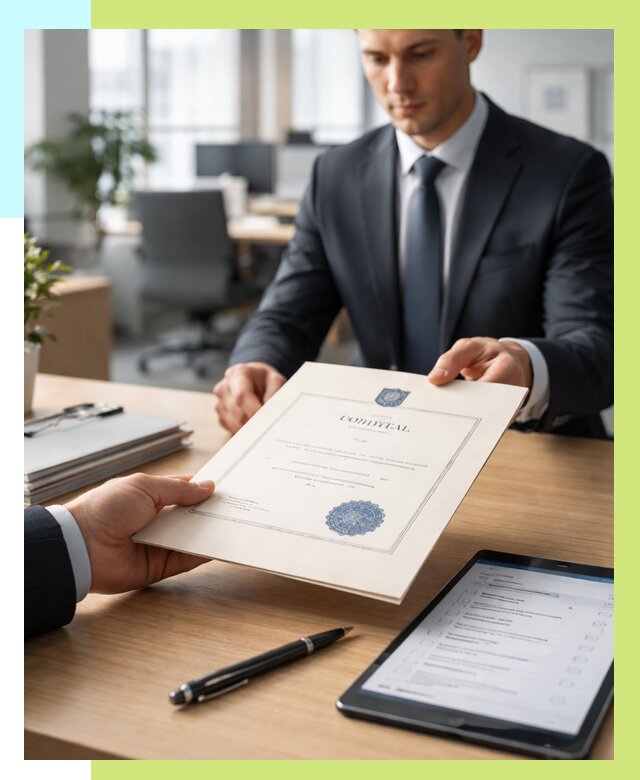 Сертификат ISO 30301 в Гудермесе от 35865 р. | Алешин-Гдр - под ключ